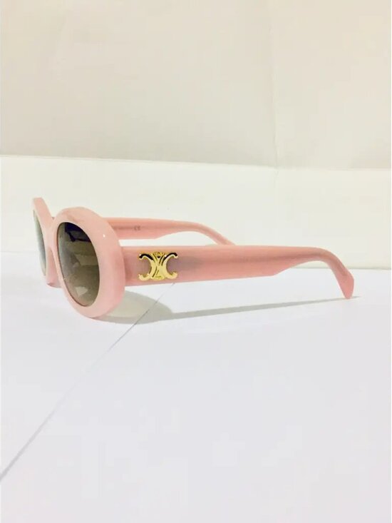 Celine Pink Sunglasses with Gold Detail main image 5